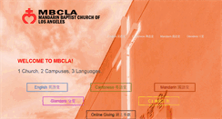 Desktop Screenshot of mbcla.org